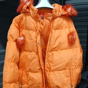 Members Only Orange Bomber Jacket